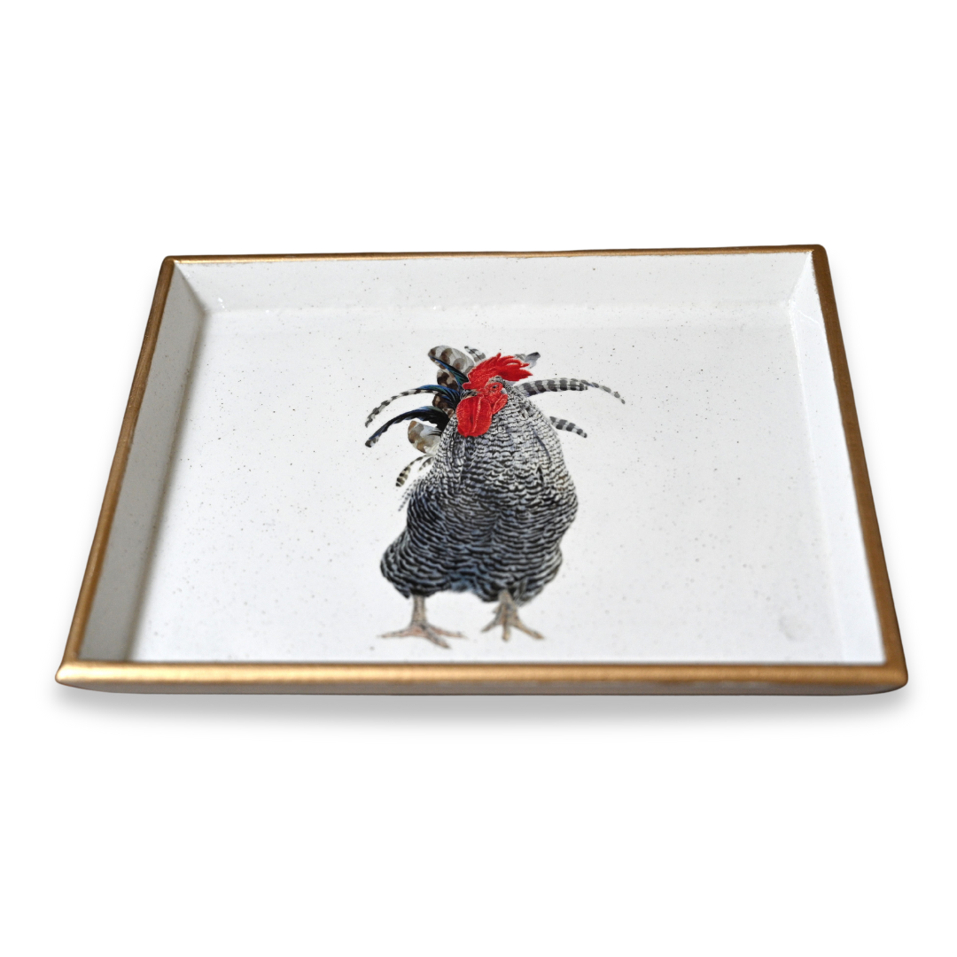 Vanity Tray: Cockerel