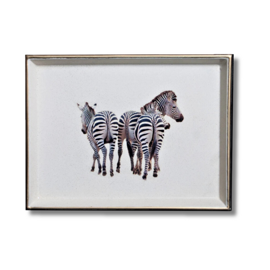 Vanity Tray: Zebra