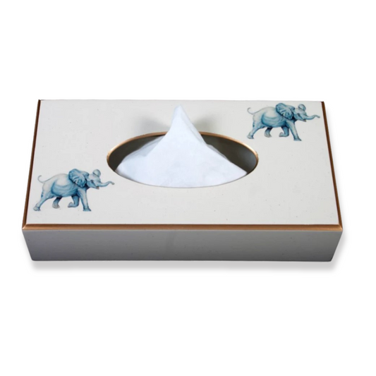 Rectangular Tissue Box cover: Elephant